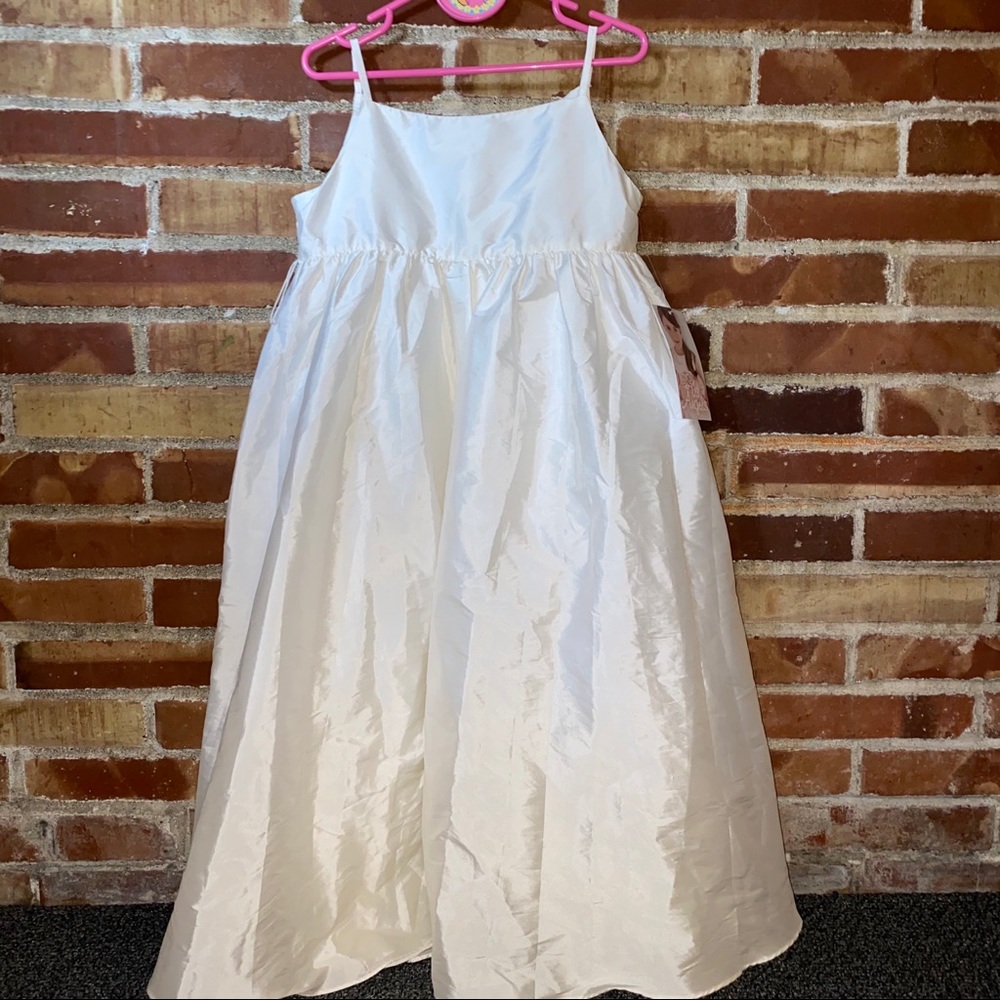 Little girls white dress